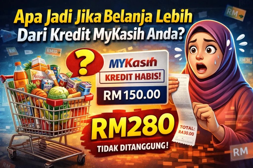 Apa Jadi Jika Belanja Lebih Dari Kredit MyKasih Anda?